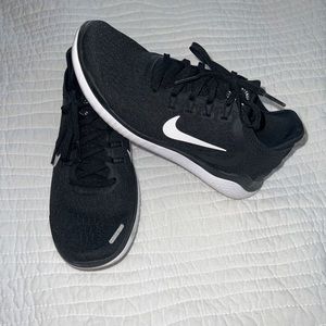 Nike free running shoes.